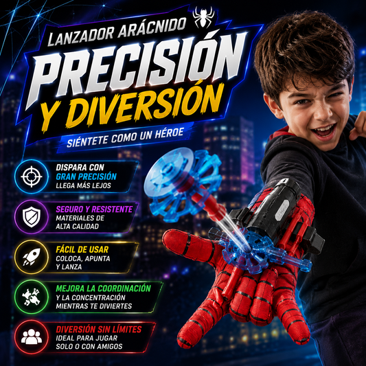 SPIDER PRO | GUANTE LANZADOR DE DARDOS