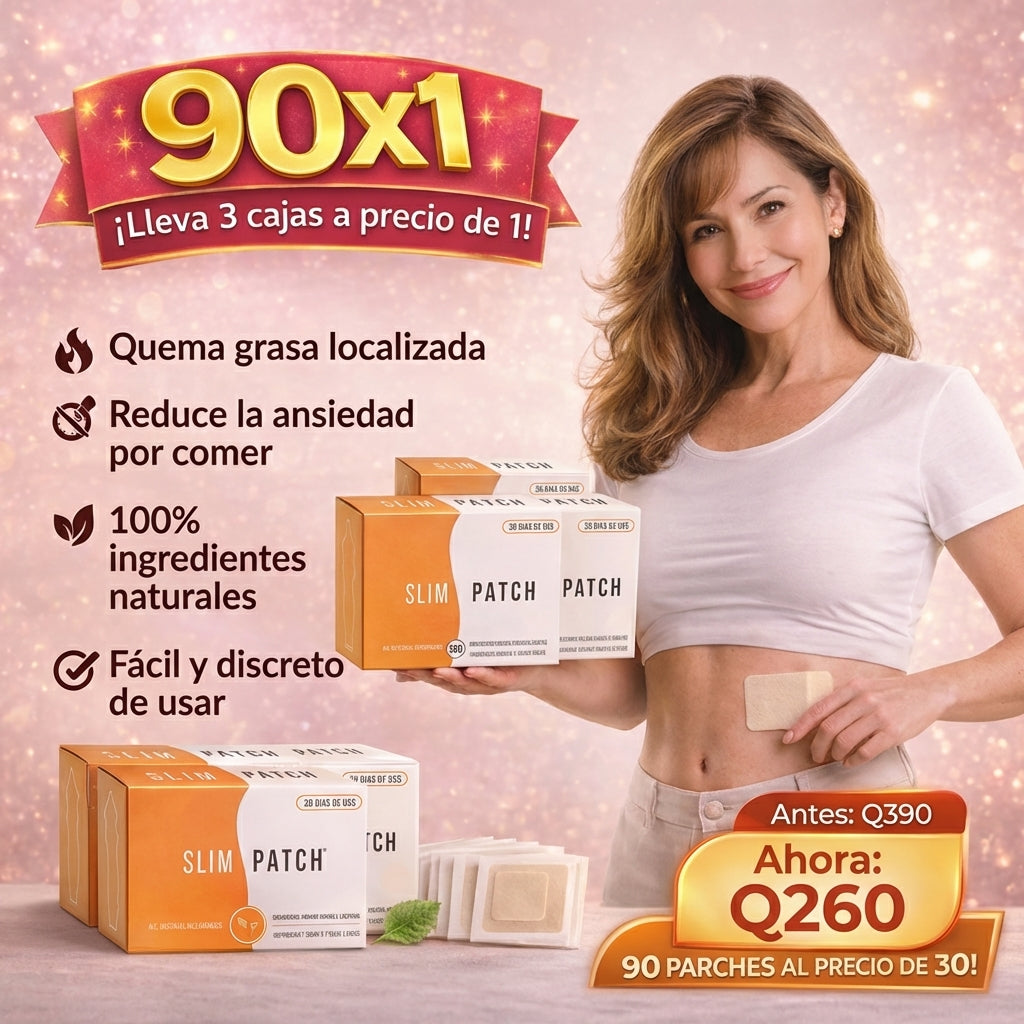 🔥 Pack Slim Parch 3x1 ( 90 unidades) – Adelgazante + Anti Ansiedad