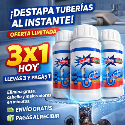 PipeForce® - Destapador de Tuberias