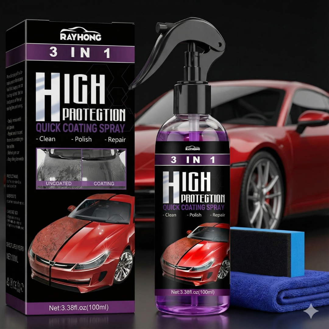 HIGH PROTECTION® - Spray de Recubrimiento (microfibra + esponja 🎁)