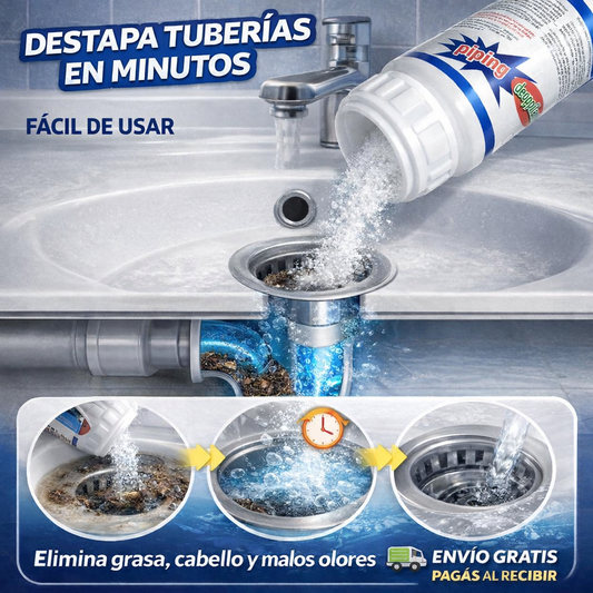PipeForce® - Destapador de Tuberias