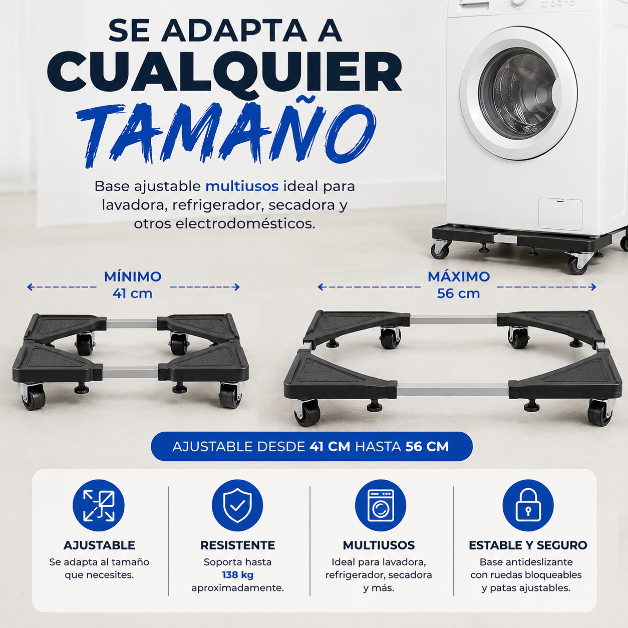 Base Ajustable para electrodomésticos