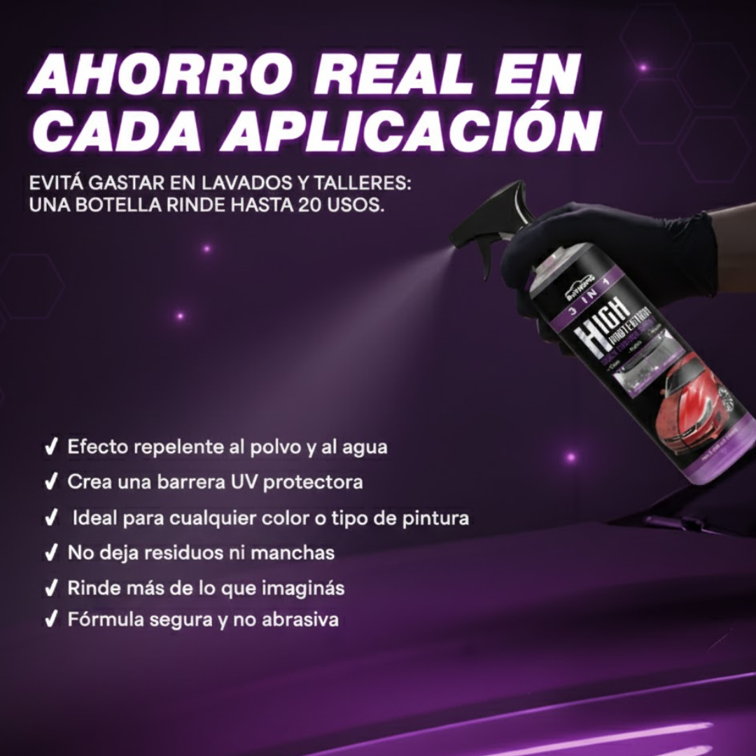 HIGH PROTECTION® - Spray de Recubrimiento (microfibra + esponja 🎁)