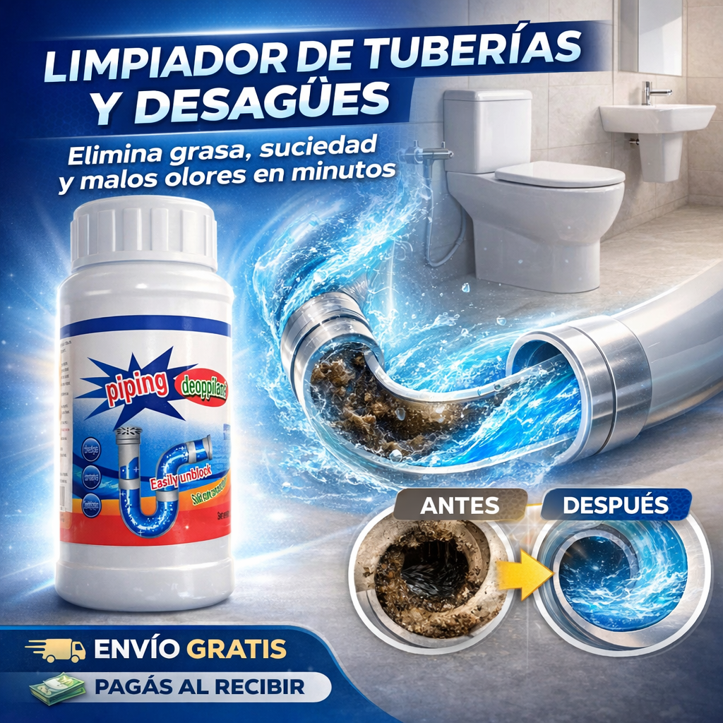 PipeForce® - Destapador de Tuberias