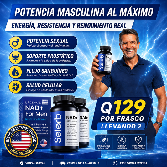 NAD+ SELERB BOOSTER Energía, potencia y vitalidad masculina total