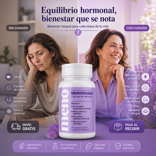 MENO® l Cápsulas Adelgazantes Menopausia