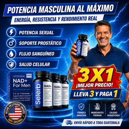 PACK 3X1 NAD+ SELERB BOOSTER