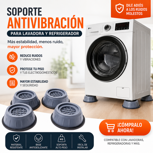 PACK X4 ALMOHADILLAS ANTIVIBRACIÓN