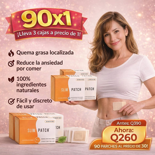 🔥 Pack Slim Parch 3x1 ( 90 unidades) – Adelgazante + Anti Ansiedad