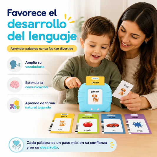 Juego lector de tarjetas de ingles