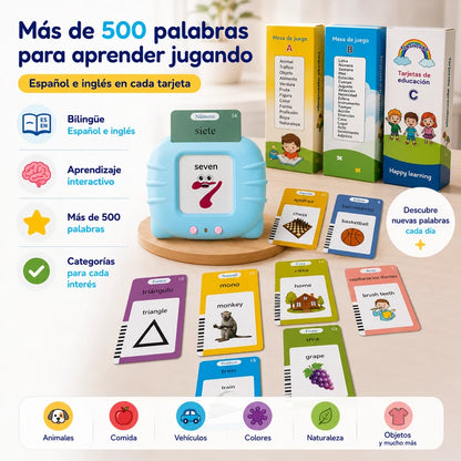 Juego lector de tarjetas de ingles