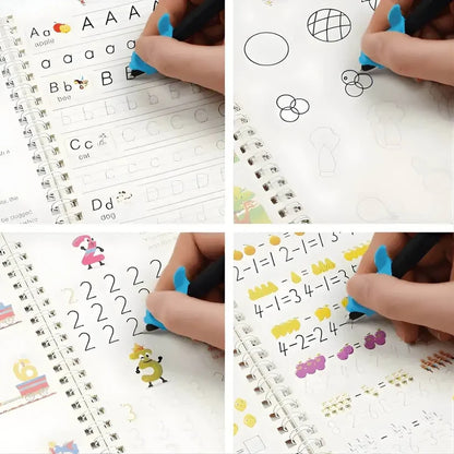 Set 4 cuadernos Mágicos Montessori