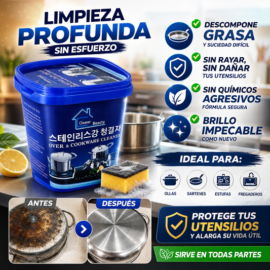 Pasta Limpiadora de ollas y superficies