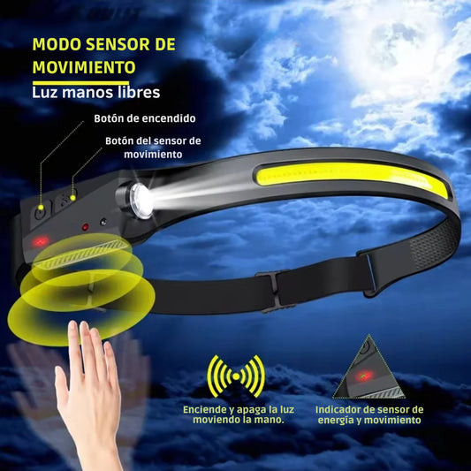 LINTERNA FRONTAL LED FLEXIBLE
