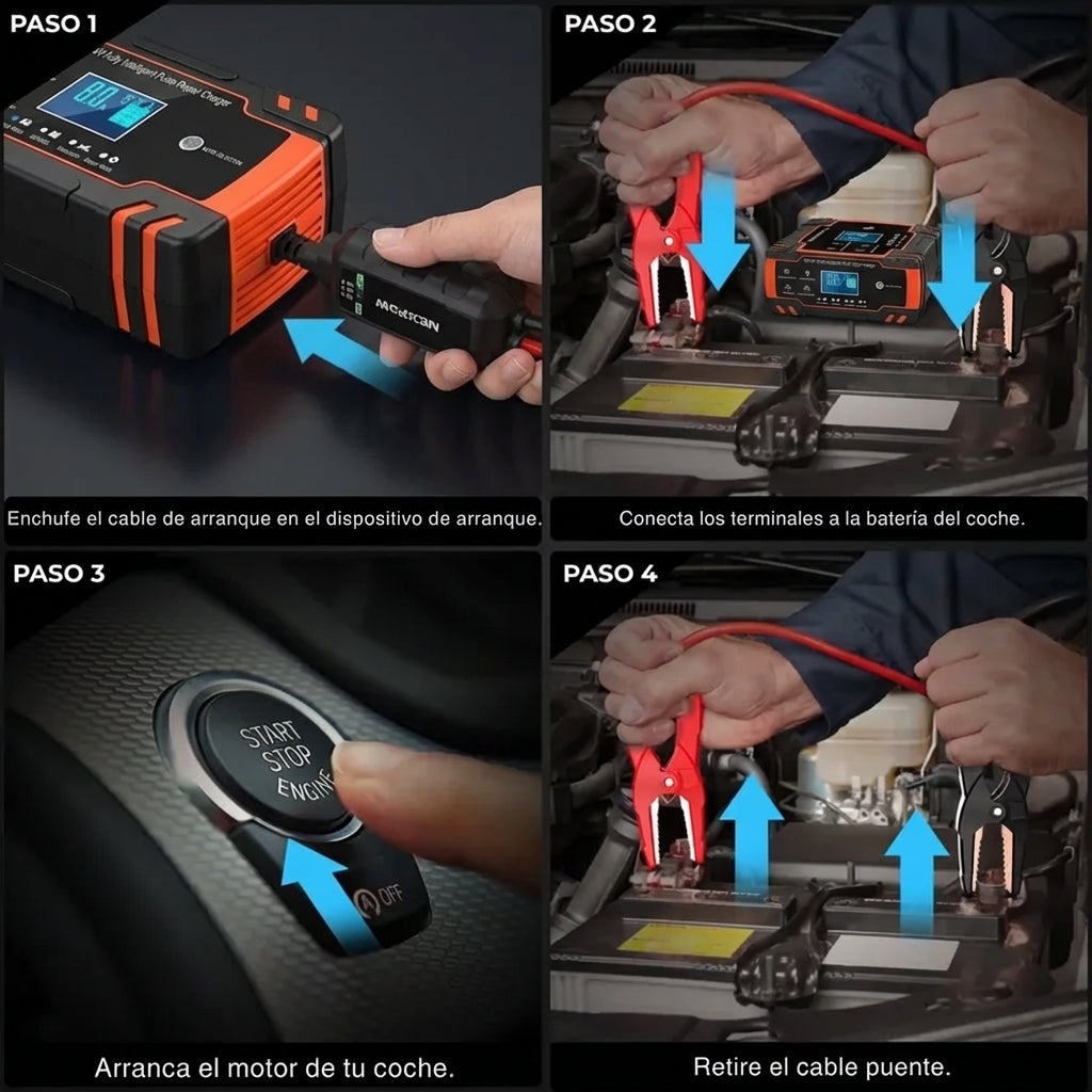 VoltMax™ - Arrancador de Batería con 11.000mAh